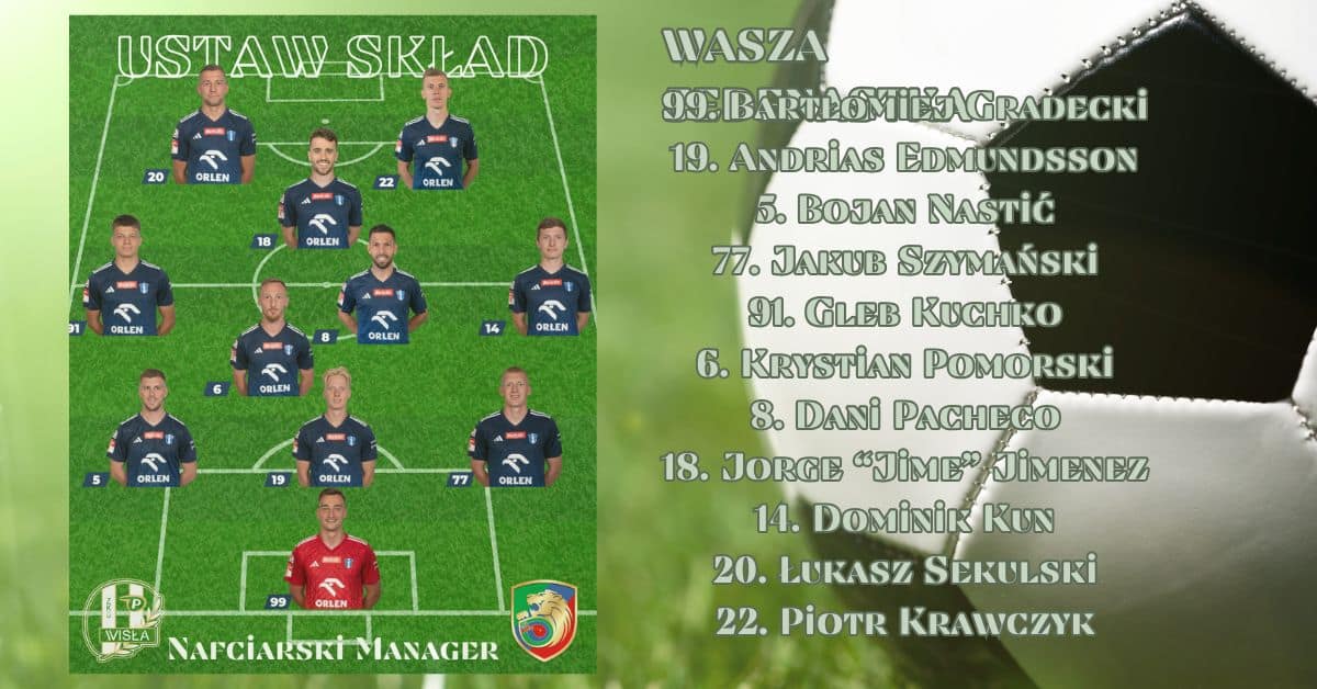 Read more about the article Wisła Manager: Wasz skład na #WPŁMIE!