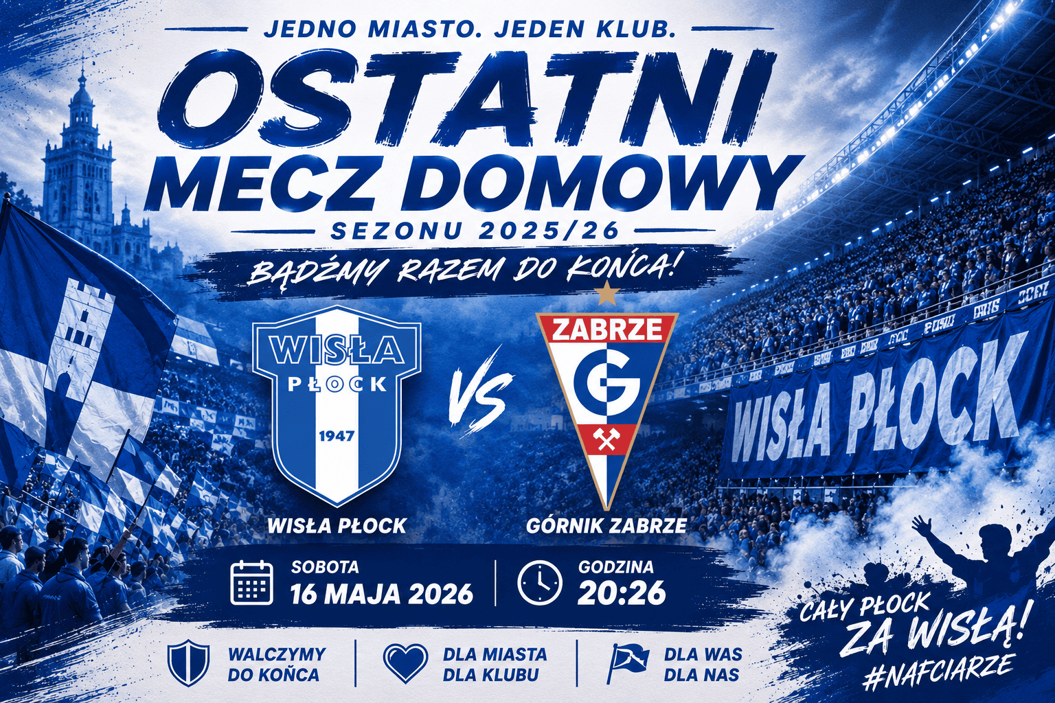 Read more about the article Last Dance, czyli Wisła podejmuje Górnik