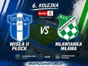 Read more about the article [3 Liga] Drugi zespół Wisły podejmuje Mławiankę