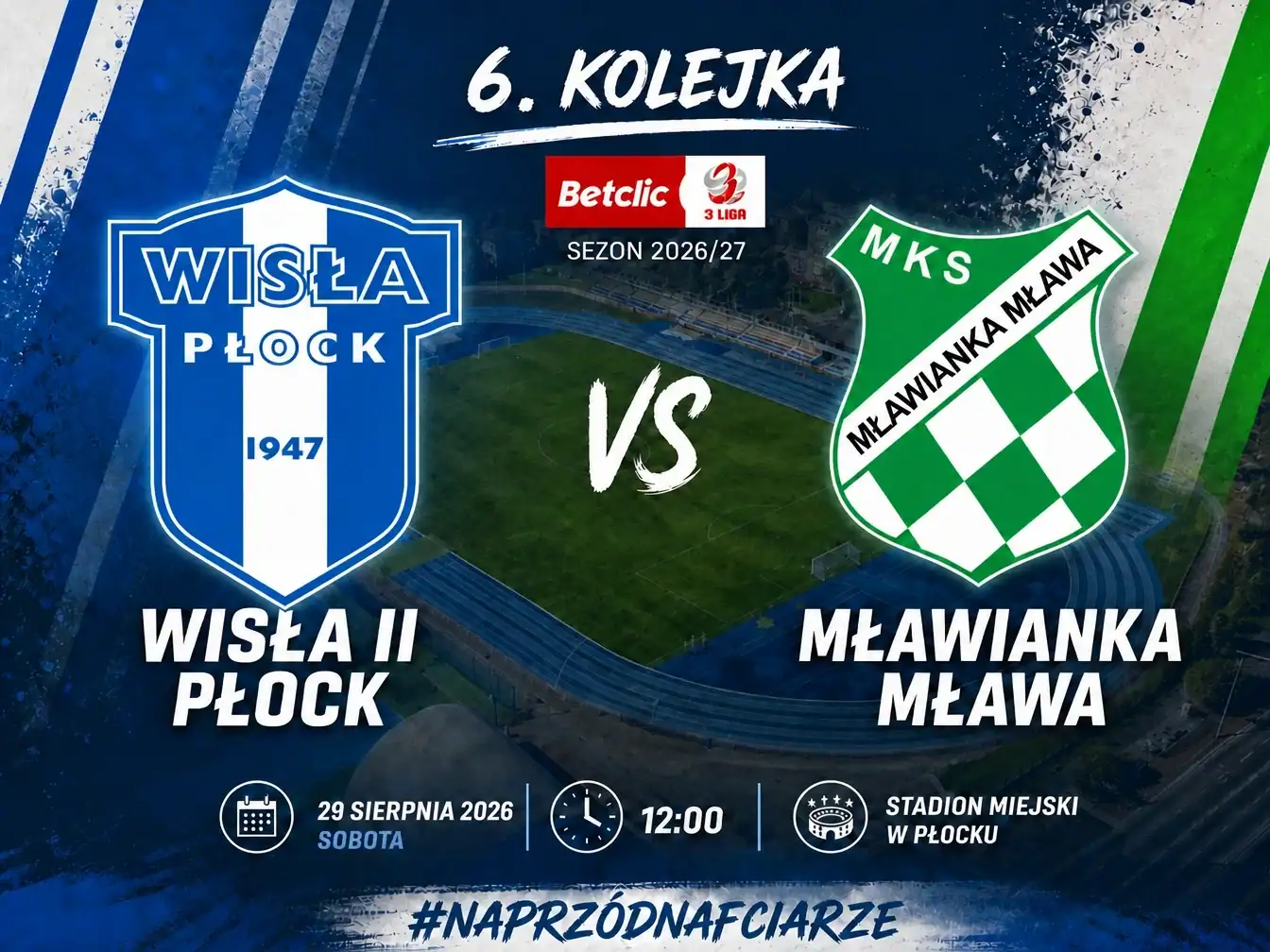 Read more about the article [3 Liga] Drugi zespół Wisły podejmuje Mławiankę