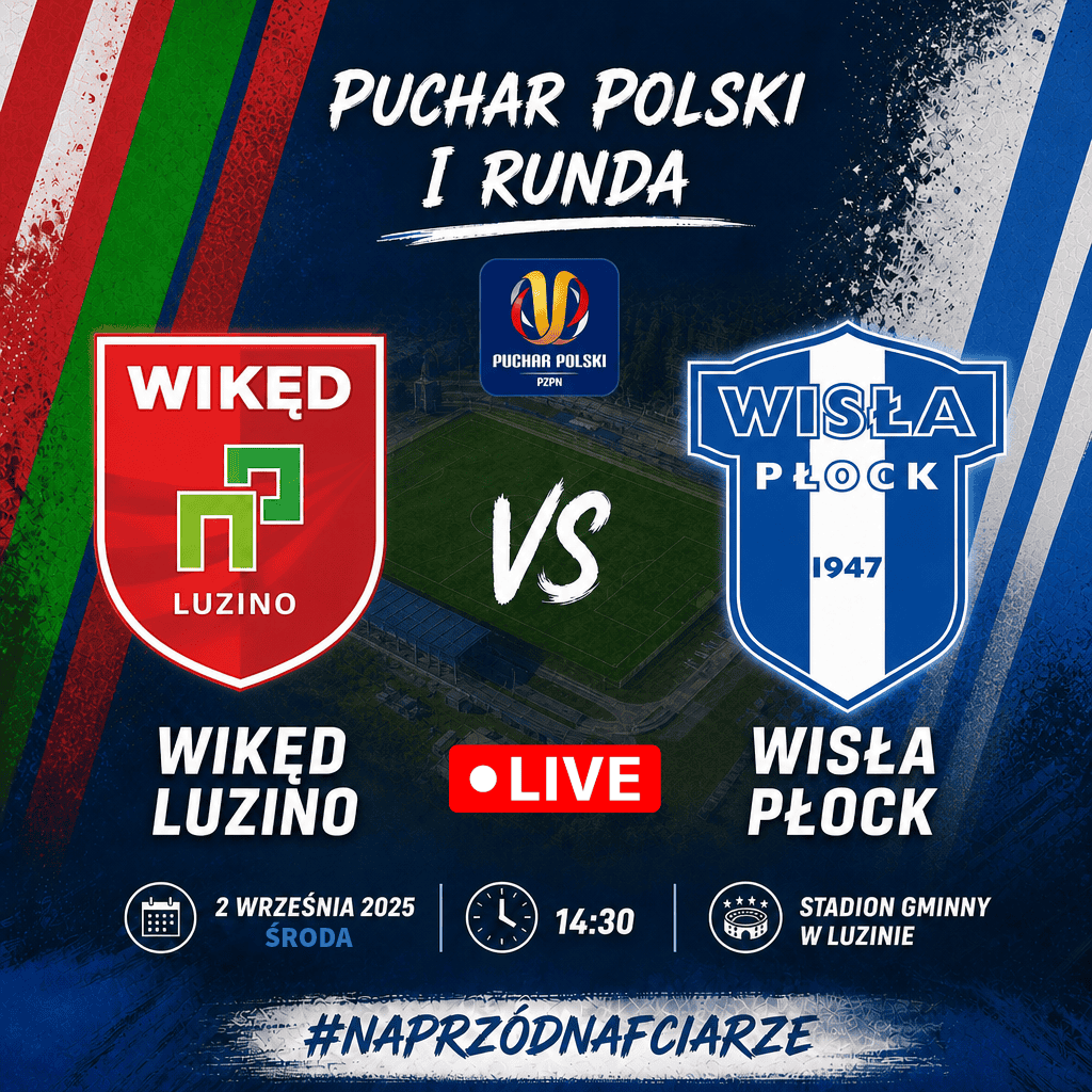 Read more about the article Relacja LIVE Wikęd Luzino – Wisła Płock