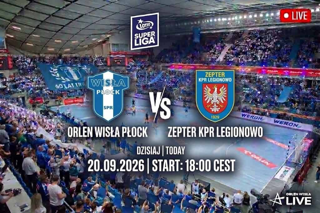Read more about the article Relacja LIVE z meczu ORLEN Wisła Płock vs. ZEPTER KPR Legionowo