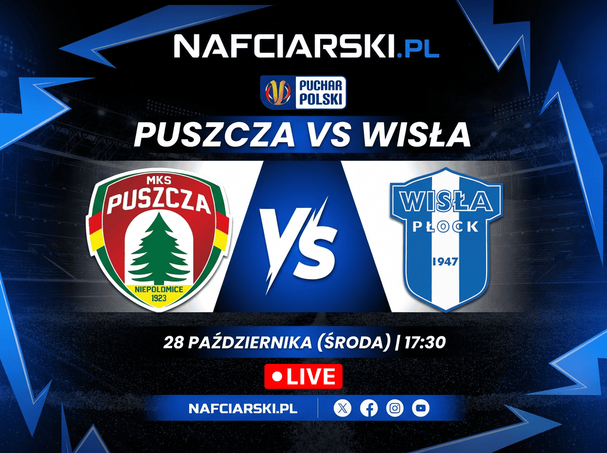 Read more about the article [Puchar Polski] Relacja LIVE Puszcza Niepołomice – Wisła Płock